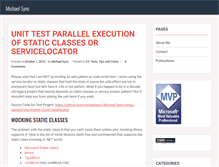 Tablet Screenshot of michaelsync.net